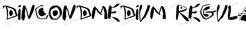 DINCondMedium Regula字体转换